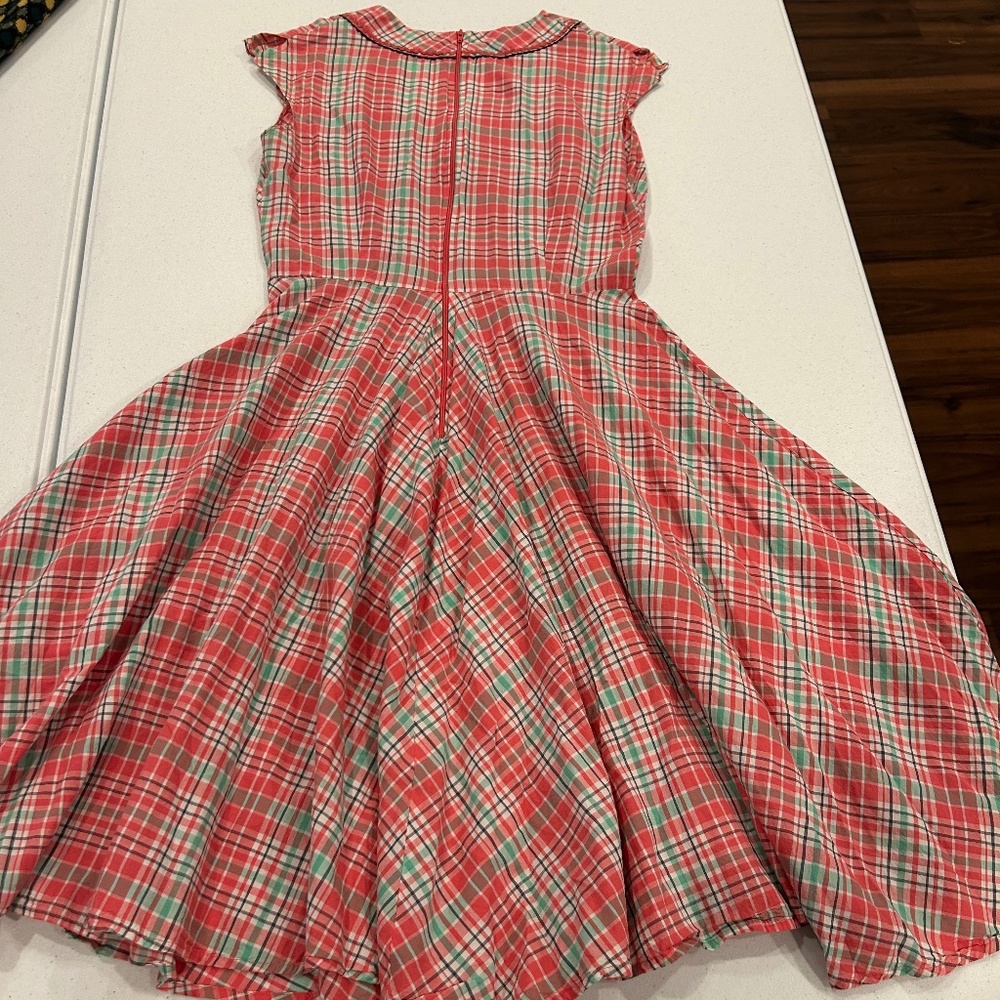 Terrific plaid circle dress by Hell Bunny Vixen